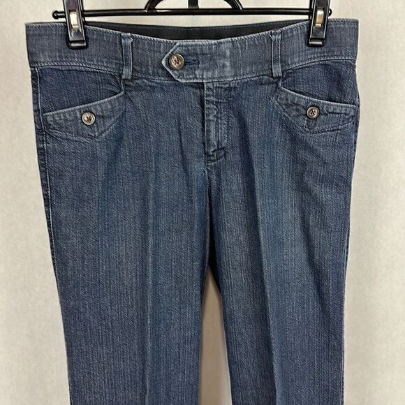 Dockers Womens Denim Trousers Jeans Sz 10 Elastic Stretch Waist Lot Set - Picture 3 of 11